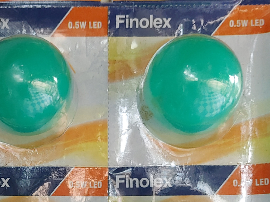  0.5w LED BULB Green FINOLEX